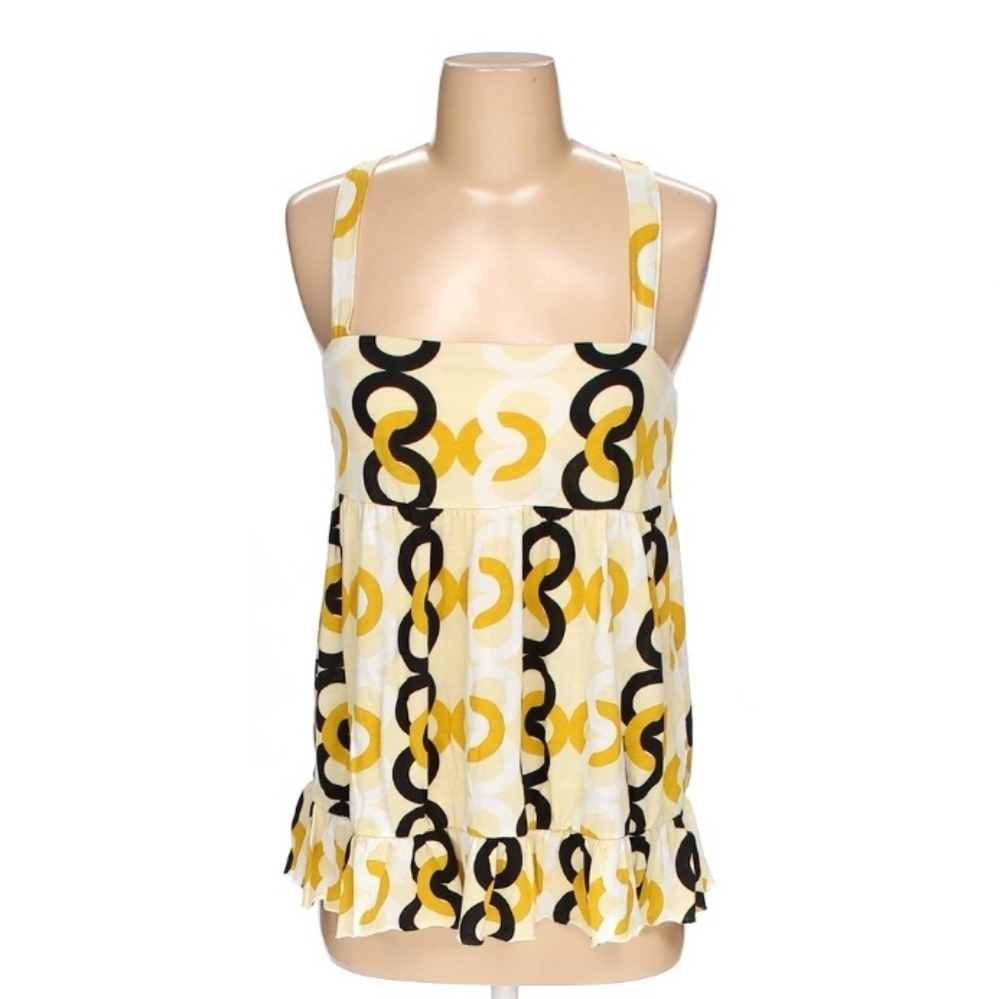 J. Crew Factory chain link print tank top, sz S